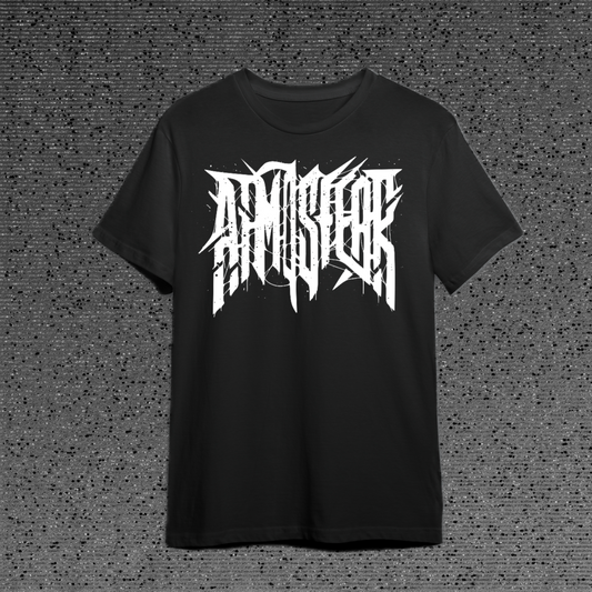 White Logo (Black T-Shirt)