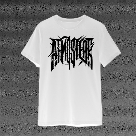 Black Logo (White T-Shirt)